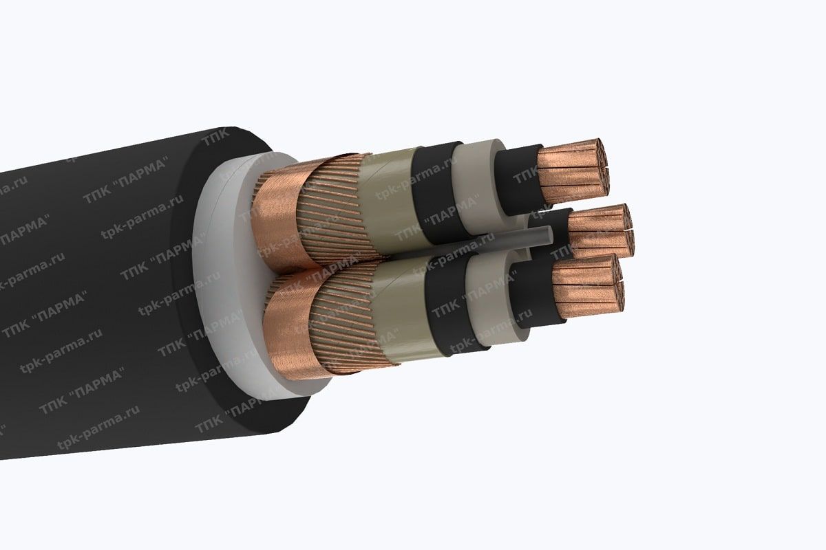 Фотография провода Кабель ПвВнг(B)-LS 3х240/70 - 20кВ