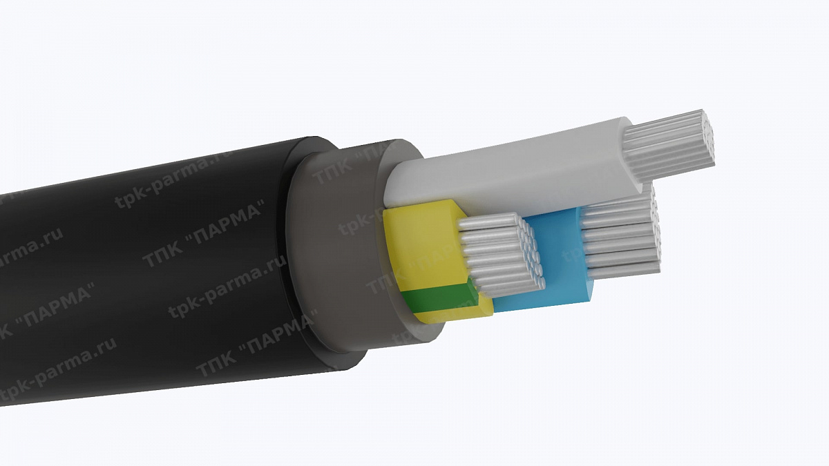 Фотография провода Кабель АВВГнг-LS 3х240+1х70 - 1кВ