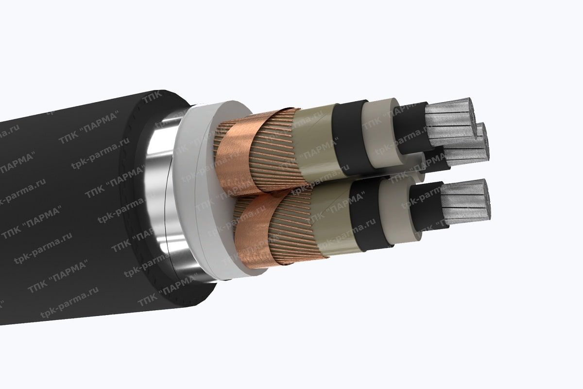 Кабель АПвБВнг(B)-LS 3х300/95 - 10кВ