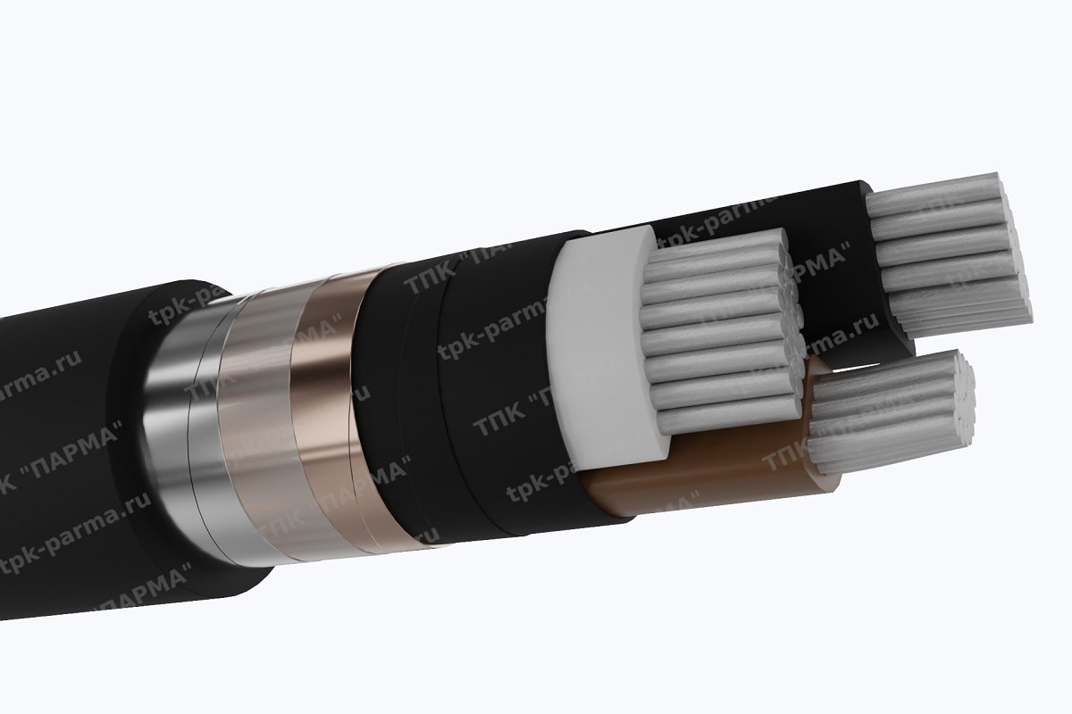 Фотография провода Кабель АПвБбШв 3х70 - 6кВ